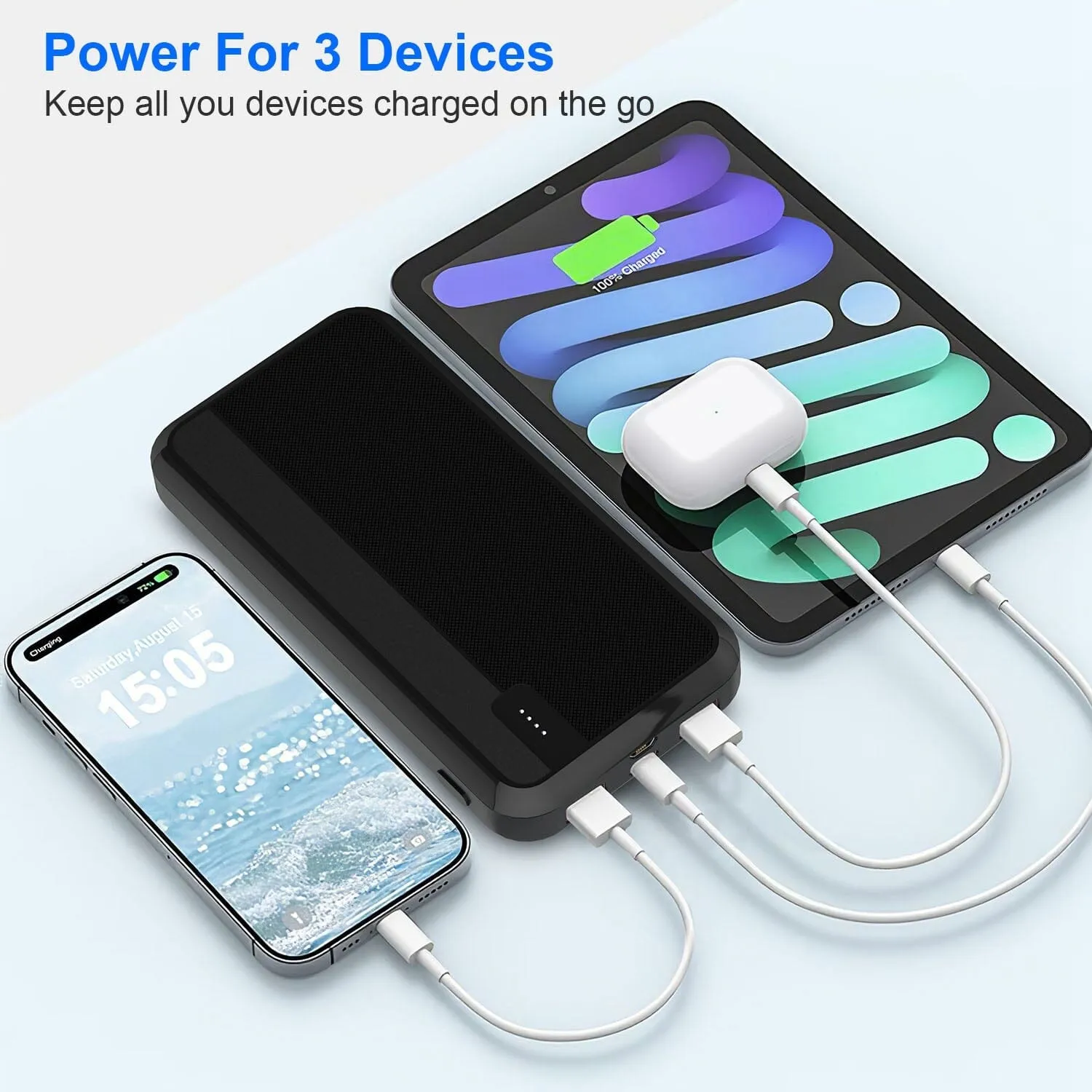 10000mAh or 20000mAh PD22.5W Fast Charging Portable Power Bank