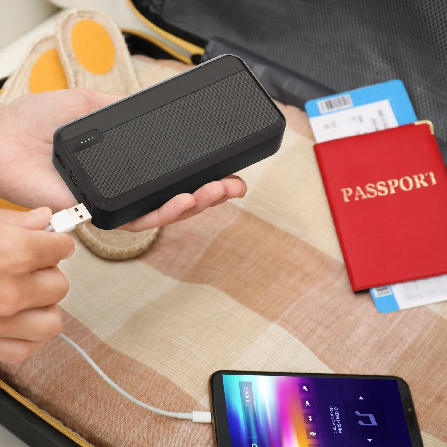 10000mAh or 20000mAh PD22.5W Fast Charging Portable Power Bank