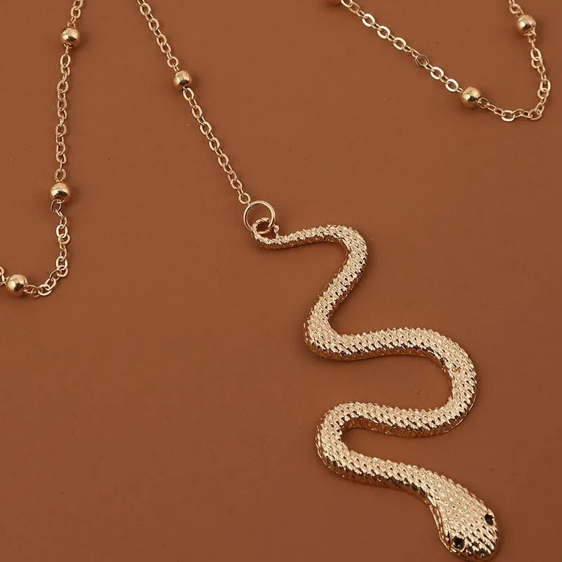 Bohemian Gold Beaded Chain