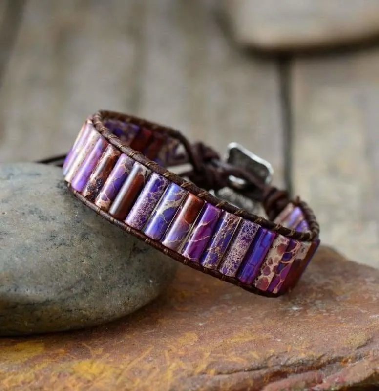 Boho Bracelet Natural Stone Single