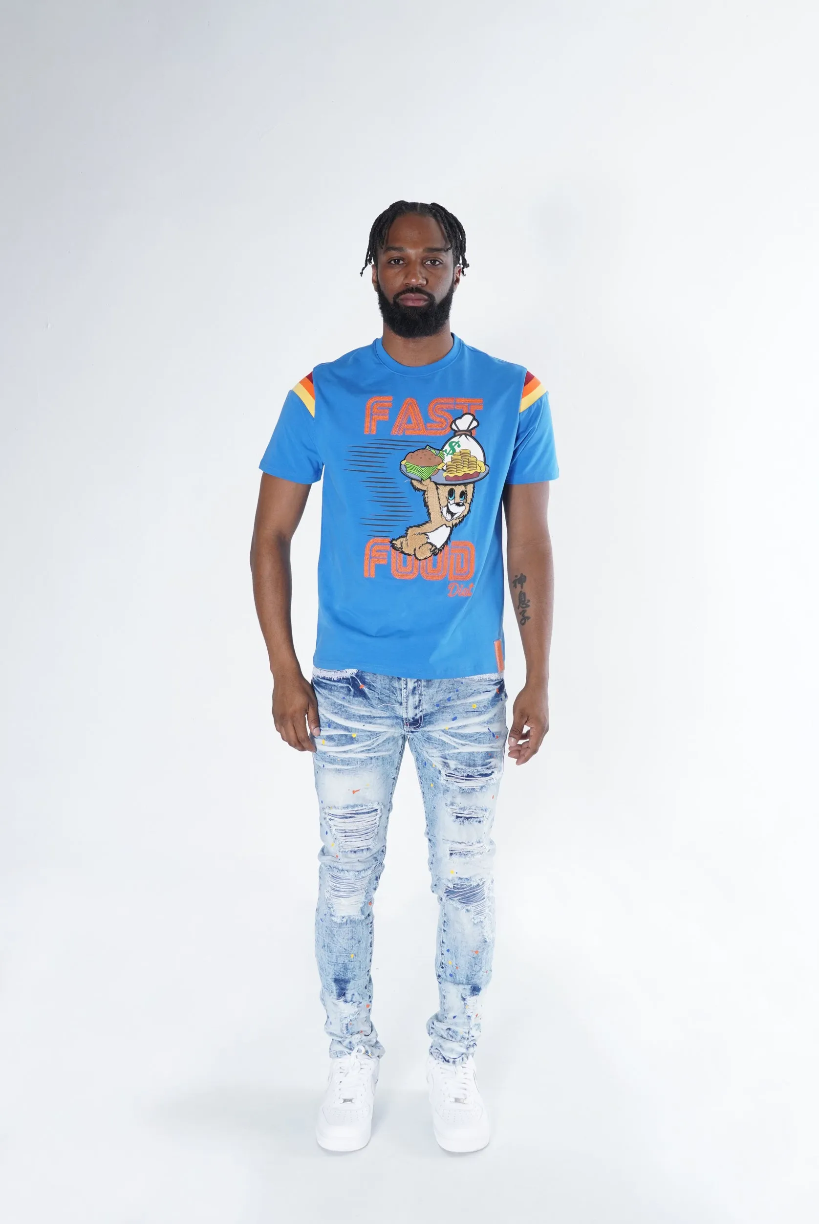 F121 Fast Food Tee - Royal