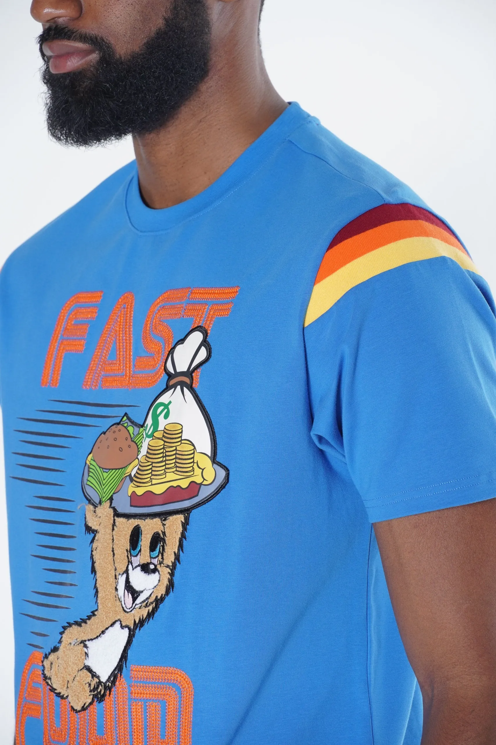 F121 Fast Food Tee - Royal