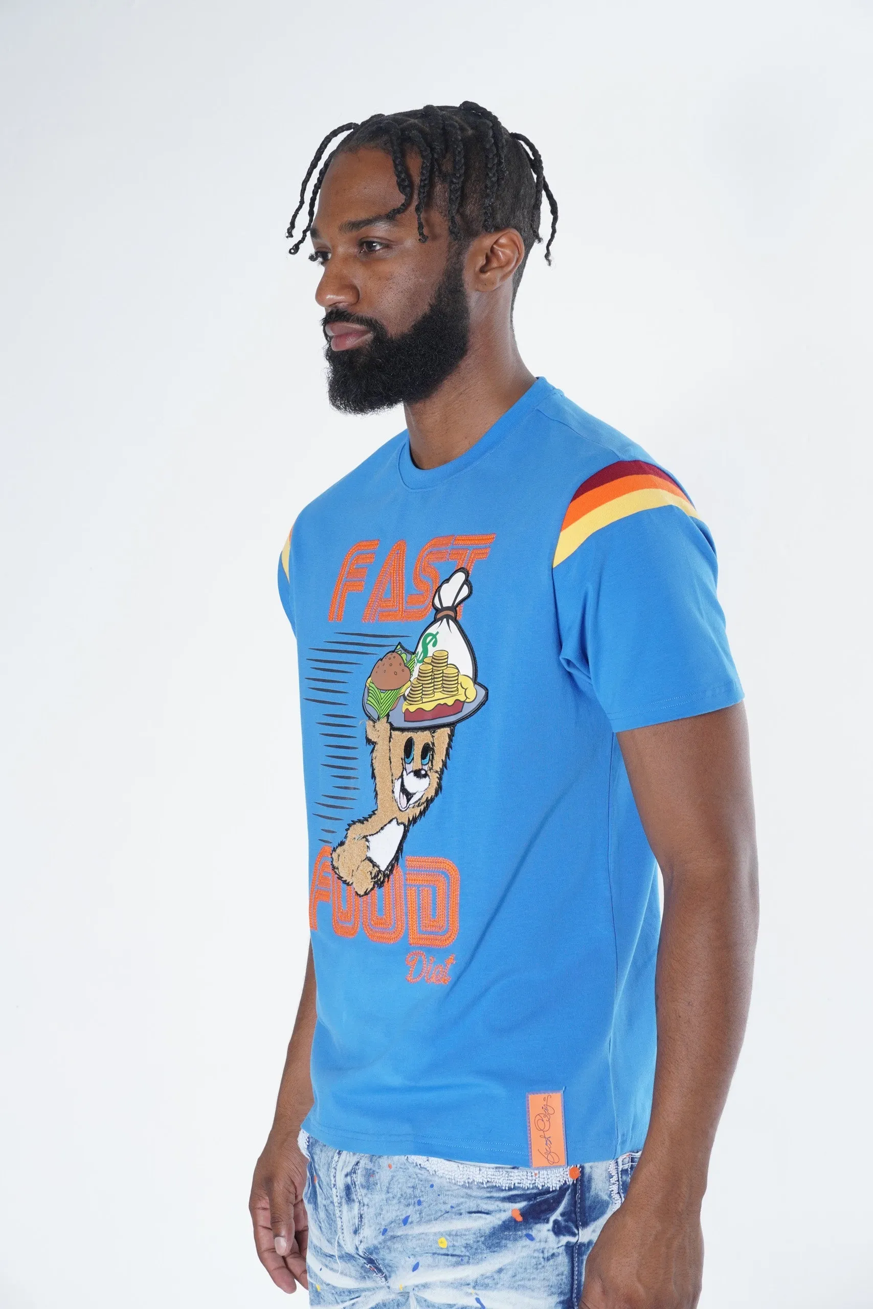 F121 Fast Food Tee - Royal