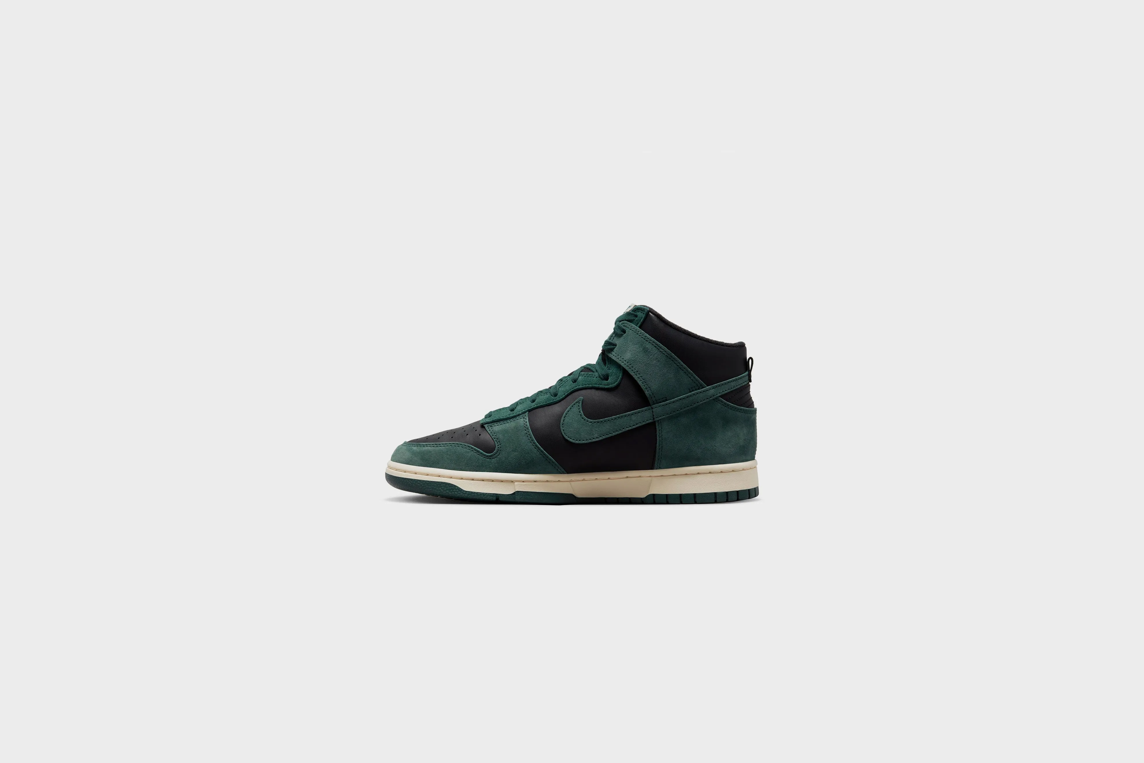 Nike Dunk HI Retro PRM (Black/Faded Spruce-Black)