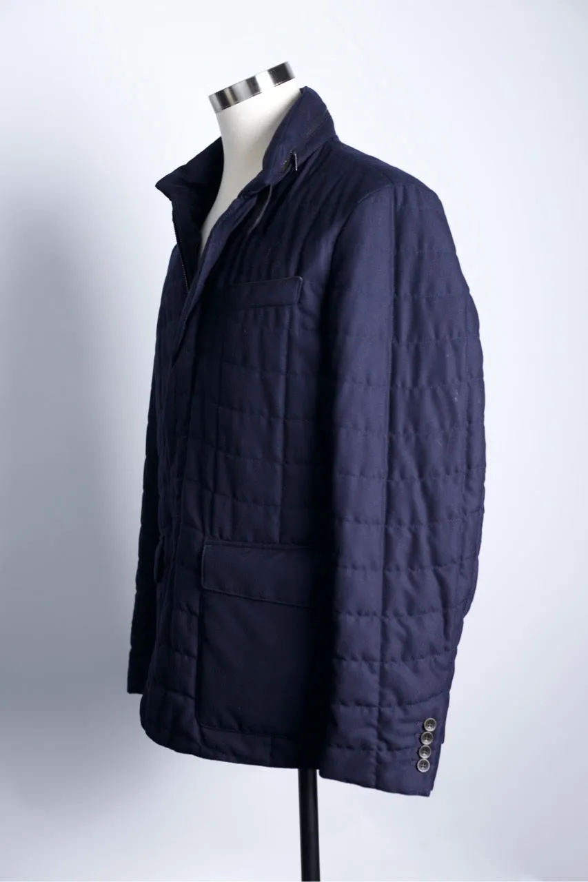 Quilted Wool Lightweight Jacket