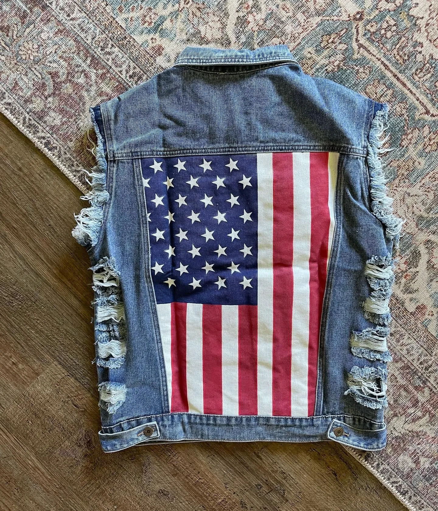 Ready to party like the 4th of July, vest