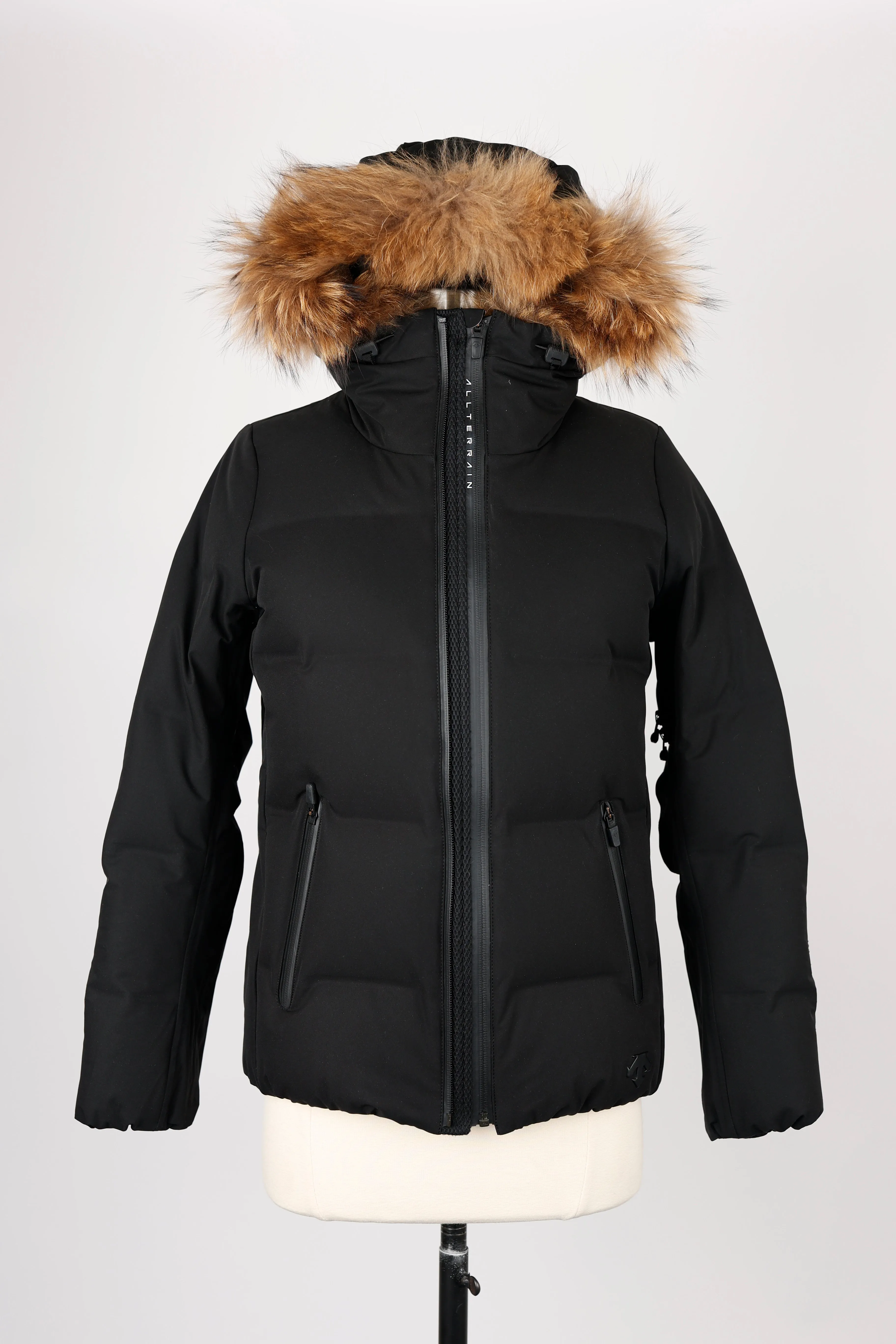 Short Fur Hood Puffer Jacket