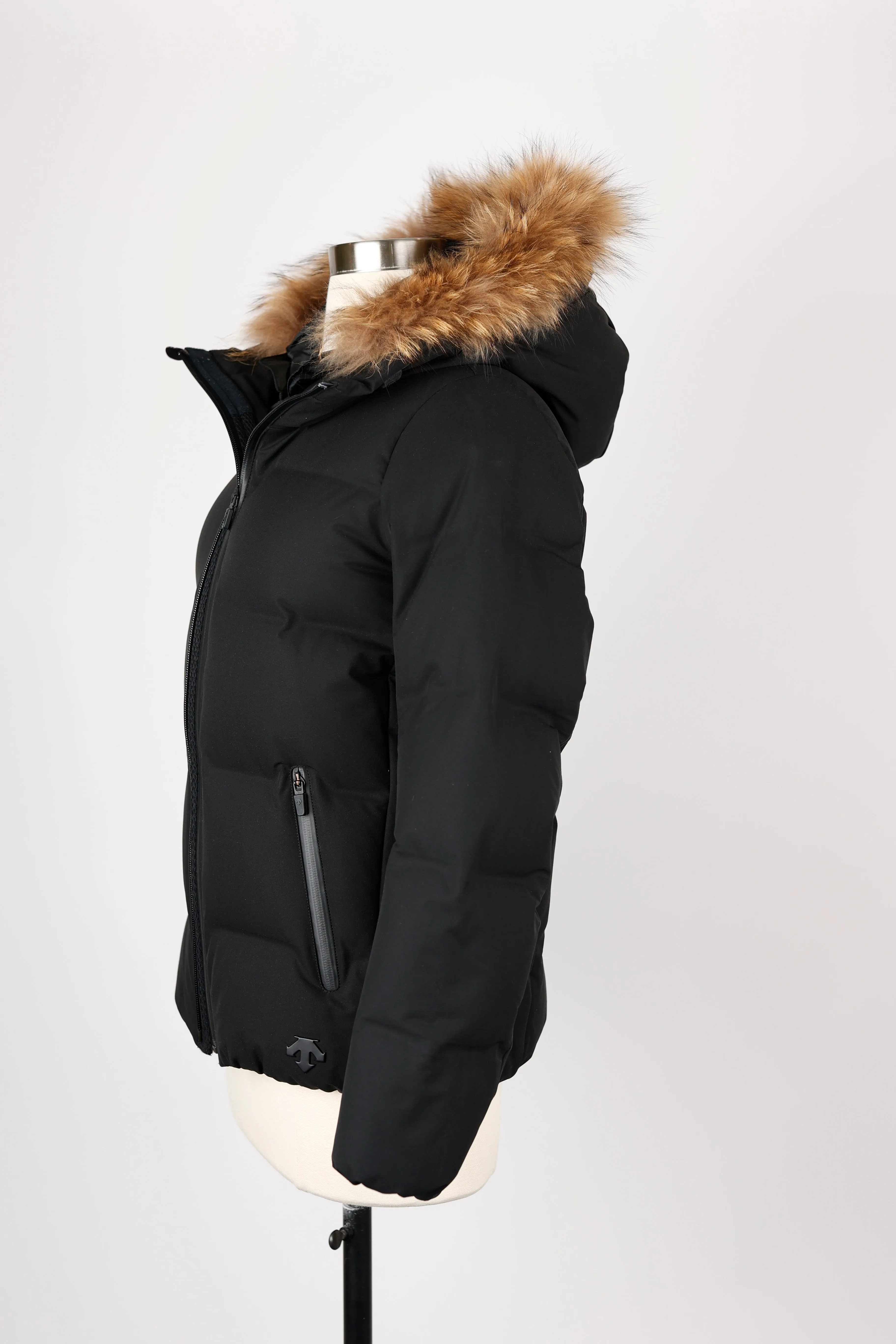 Short Fur Hood Puffer Jacket