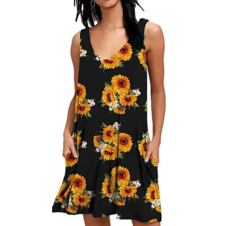 Women's Summer Casual T-Shirt Dress